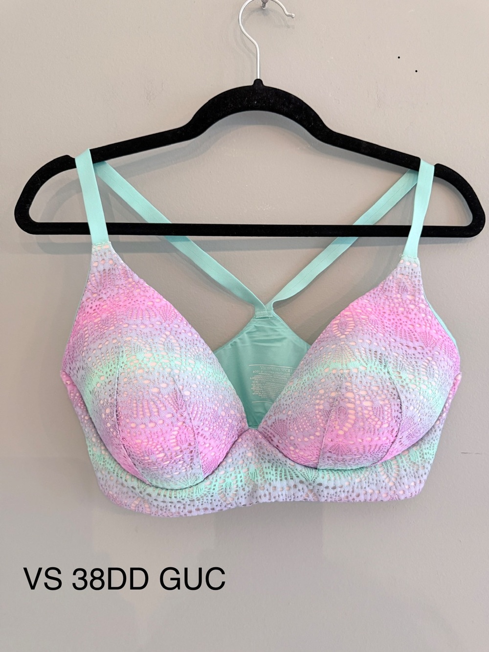 VS pastel lace bralette